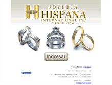 Tablet Screenshot of joyeriahispana.com
